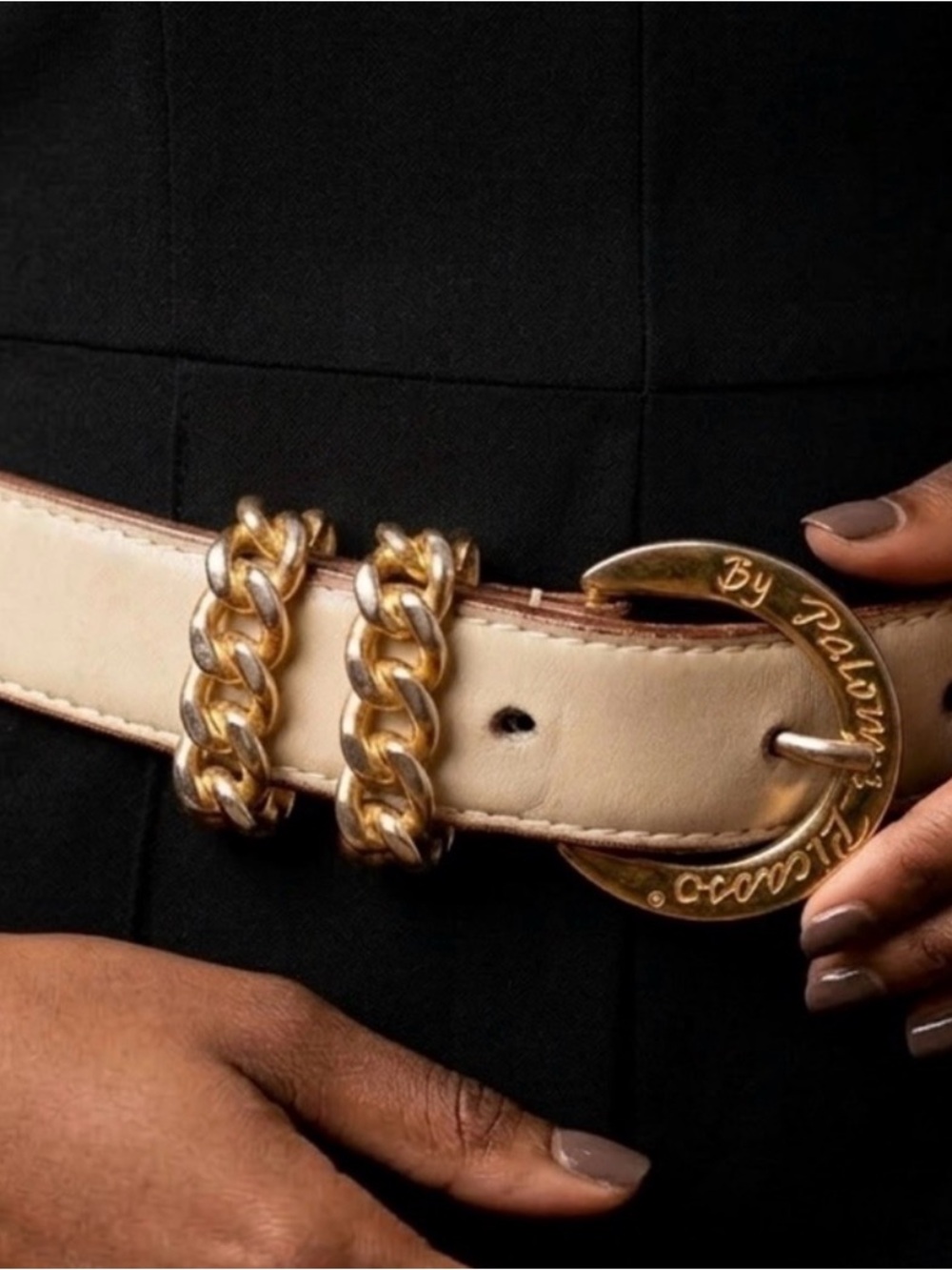 Paloma Picasso Italy Leather Belt